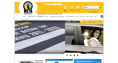 Desktop Screenshot of metadrivingschool.com